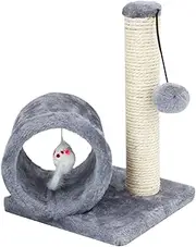 Gupcaqosjw Scratching Post for Cats - Sisal Kitten Scratch Pillar | Cat Scratching Post for Exercise, Climbing, Burrowing, Stress Relaxation