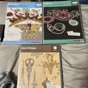 Bernina Embroidery Set on USB Cd - For Use with Jumbo Hoop Lot Of 3