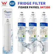 4X Fisher Paykel 847200 Premium Compatible Ice & Water Fridge Filter RF610 RF522