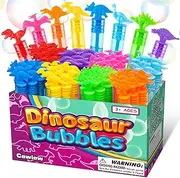 64 Pack Bubble Wand 8 Style with Gift Box, Mini Bubbles Party Favor Stick Set for Kid Girl Boy, Dinosaur Toy Bulk Supplies for Birthday Prizes Box Filler, Goodie Bag Stuffers, Wedding Bath Time Toys
