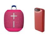 Ultimate Ears WONDERBOOM 4 (Hyper Pink) with Cygnett Boost 10K Powerbank (Red)