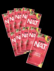 Pruvit Keto OS NAT Ketones Hibiscus Lemonade Charged 10 Pack FRESH! 4/2026