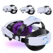 for Meta Quest 3S/Quest 3/Quest 2 Head Strap, Double Knobs Comfort Head Strap