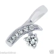 Adjustable Art Deco CZ Toe Ring Real Solid 925 Sterling Silver ONE SIZE FITS ALL