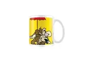 Looney Tunes Wile E Coyote Mug (White/Yellow/Brown) (One Size)