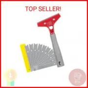 Bates- Razor Blade Scraper, 4" Scraper Tool with 10 Extra Scraper Blades, Paint