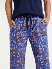 Peter Alexander Men's Masters Of The Universe Flannelette Pyjama Pant Size XS
