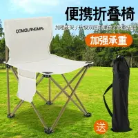 在飛比找樂天市場購物網優惠-戶外運動便攜式折疊椅燒烤露營折疊馬扎垂釣寫生簡易帆布折疊椅
