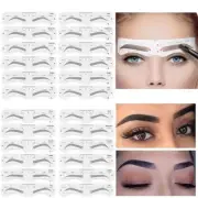 Eyebrow Stamp Card Brow Definer Makeup Tool Eyebrow Shaper Stencil Shaping DIY
