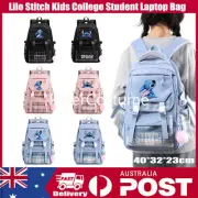 Lilo Stitch Backpack Kids School College Student Laptop Bag Travel Rucksack