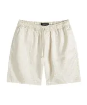 Elastic waist shorts XL,M alabaster color