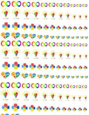 1/64 Hotwheels AUTISM AWARENESS Waterslide Decals MADE IS THE USA