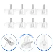 20 Pcs Hanging Shelf Floating Bracket Support Nail Versatile Supports Pegs