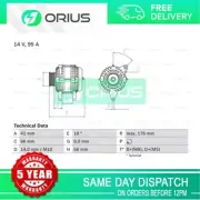 Alternator Orius Fits Peugeot 306 Boxer 405 Citroen Relay ZX Fiat Ulysse