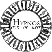 Hypnos God of Sleep Greek Mythology - 100 Pack Circle Stickers 3 Inch