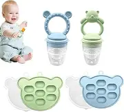 Baby Fruit Food Feeder Pacifier - Food Feeder Pacifier,Ice Cup Mold Design Teething Relief Toy Feeding Tool Funny for Girls Boys Teeth Grinding