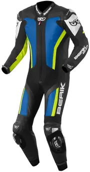 Berik Losail, black-white-blue-yellow, Size 50 for Men Black White Blue Yellow