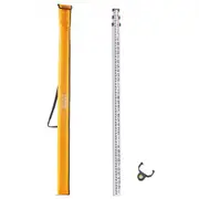VEVOR Measuring Rod 9-Feet/8ths 3 Sections Telescopic Grade Rod 1/8in w/ Bag
