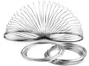 Anneome Loop Memory Wire Beading Bracelet Durable Silver Plated Loops for DIY Jewelry Making for Beaded and Charm Bracelets for Craft Enthusiasts