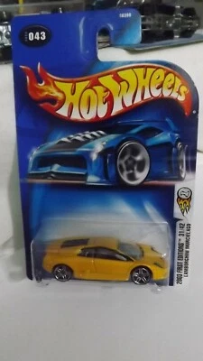 2003 First Edition Hotwheels Yellow Lamborghini Murcielago 31/42 1/64 Scale