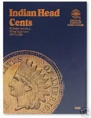 WHITMAN Indian Cents 1857 to 1909 Folder Album #9003