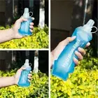 New Product Soft Foldable Water Bottle Sport Running Flask TPU Outdoor Camping