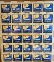 256MB CompactFlash Industrial Grade CF Memory Flas NetList NLCF025MRC-1WG Lot 30