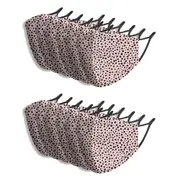 12x Splosh Adult Reusable Breathable Face Mask w/ Adjustable Strap 12y+ Pink Dot