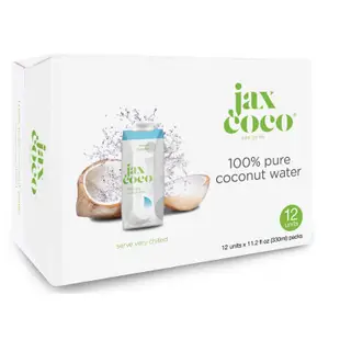 Jax Coco 100% 椰子水 原汁 330mlx12入/箱 無糖無防腐劑 零脂肪  純椰子水 椰子汁 COSTCO