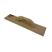 16" x 3-1/2" x 1/2" Wood Float Trowel with Hardwood Handle, TRWF-316WT