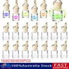 10-50X Cylinder Empty Glass Fragrance Bottle Car Hanging Diffuser Air Freshener