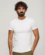 Organic Cotton Essential Logo T-Shirt | Optic/Optic