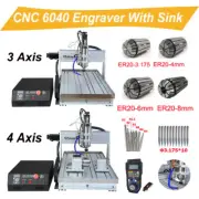 3/4Axis CNC 6040 Engraving Machine Mcah3 USB Router Carving Milling Engraver