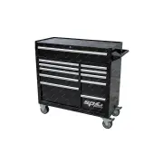SP Tools Custom Series Roller Cabinet 11 Drawer Black/Chrome Workshop