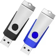 1GB USB 2.0 Flash Drive 2 Pack Thumb Drives Jump Pen Drive Memory Stick with ...