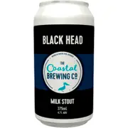 The Coastal Brewing Co Black Head Milk Stout Can 375mL