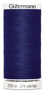 Gutermann 250P-266 Sew-All Thread 274yd-Brite Navy (5Pk)