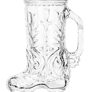 Libbey Beer Boot Glass Mug