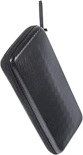 SEWACC Keyboard Storage Bag PU Protective Sleeve for Wireless Mechanical Keyboards Compatible with Logitech Portable Lightweight Design with Zipper Closure