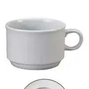 Vertex CB1BD 7 oz. Black Diamond Stacking Cup