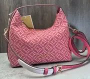 Michael Kors Ember Small Messenger Top Handle Handbag Crossbody Light Berry