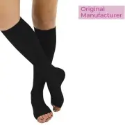 GABRIALLA Open Toe Knee Highs - Compression (25-35 mmHg): H-304 (O)