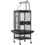 Oppsbuy Bird Cage 153cm Large Aviary Parrot Budgie Top Play Stand Alone Wheels w/ Brake