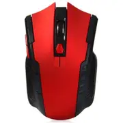 2.4Ghz Wireless Gaming Optical Mouse Red Mice Trackballs & Touchpads