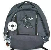 And1 Black & Gray Backpack Book Bag Zip Pockets Laptop Sleeve Basketball New