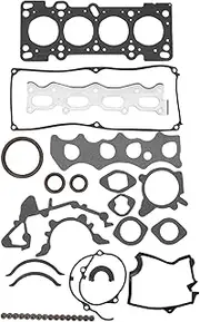 X AUTOHAUX Cylinder Head Gasket Kit for Mazda Engine B3(BJ3P)16V Efficiency Seal No.8DDJ10271A Engine Valve Gasket Set 1 Set