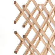 American Pro Decor Wine Rack 17"x1"x36" 14-Bottle Trimmable Lattice Panel Indoor
