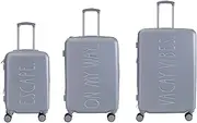 [Rae Dunn] Hardside Expandable Luggage Set | Spinner Wheels | Suitcase | Travel | Telescopic Adjustable Handle