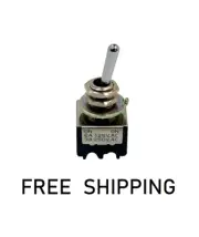 (1x) 6A @ 125VAC - On-None-On - DPDT - Mini Toggle Switch - Solder Terminal