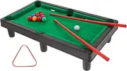 WESIEVYA 1Set Mini Pool Table for Interactive Desktop Billiard Game with Balls Cues and Accessories for Family Fun Office Playroom